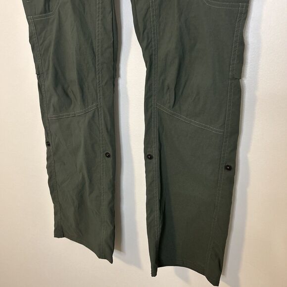 Kuhl FreeFlex Roll Up Pants in Green Retired Style P010720 - 6 Regular - Picture 3 of 14